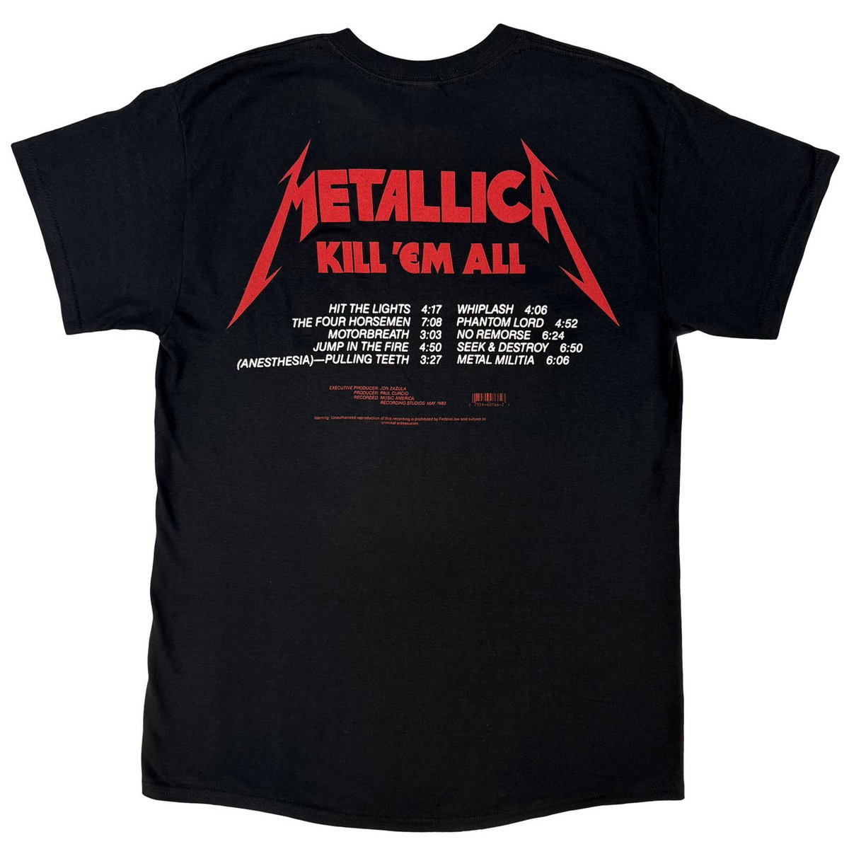 LLICA メタリカ KILL 'EM ALL Tシャツ L USA製 METALLICA メタリカ Tシャツ バンドTシャツ ブラック Kill 'Em All T