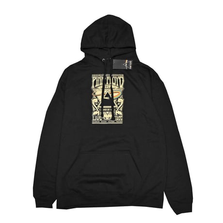 PINK FLOYD ピンクフロイド スウェット パーカー フーディー バンドスウェット ブラック CARNEGIE HALL POSTER HOODIE