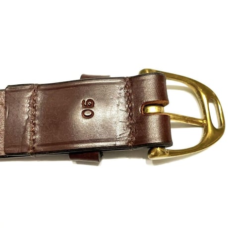 ALBION LEATHER アルビオンレザー レザー ベルト ダークブラウン CHESTNUT stirrup 5/4