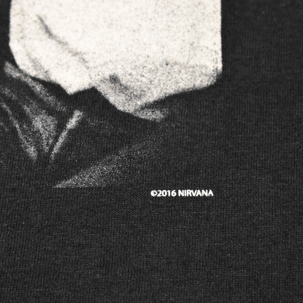 NIRVANA ニルヴァーナ Tシャツ バンドTシャツ ブラック SITTING PHOTO