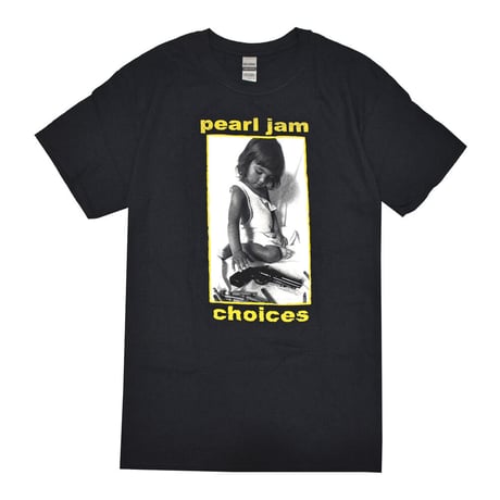 PEARL JAM パールジャム Tシャツ バンドTシャツ ブラック CHOICES S/S TEE