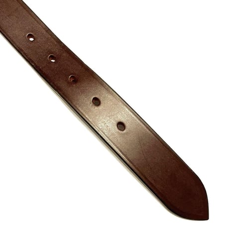 ALBION LEATHER アルビオンレザー レザー ベルト ダークブラウン CHESTNUT stirrup 5/4
