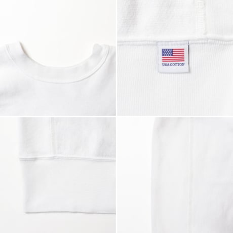 HOUSTON ヒューストン U.S.コットンスウェットシャツ グレー PRINT U.S. COTTON R/V SWEAT(U.S.NAVY) 22311