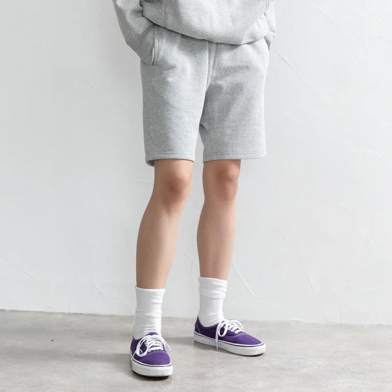 パンツ goat essence shorts GOAT ゴート スウェットショーツ15.5オンス アッシュ FLEECE