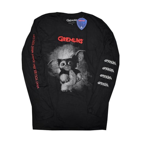 GREMLINS グレムリン ロンTEE ブラック GREMLINS GRAPHIC