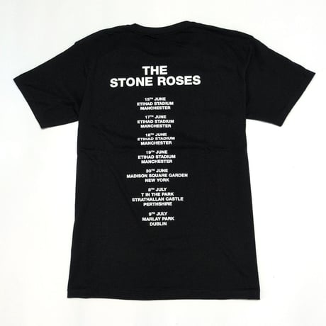 THE STONE ROSES ザ・ストーンローゼズ Tシャツ バンドTシャツ ブラック Tour 2016 S/S TEE