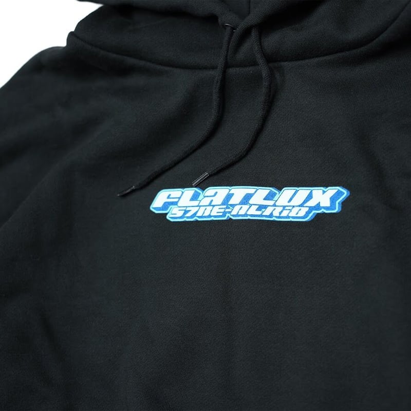 パーカー・フーディ NOT4NERD Backbone Pullover Hood Black HD057BK FLATLUX フラットラックス スウェット パーカー フーディー