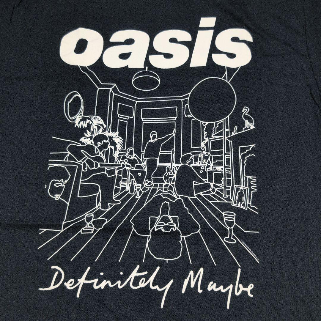 OASIS オアシス Tシャツ バンドTシャツ ブラック Definitely