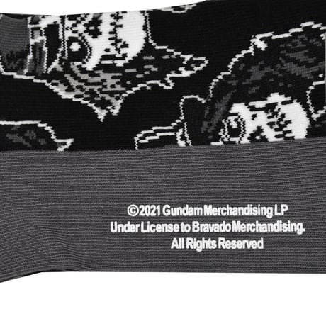 GUNS N' ROSES  GN'R ガンズアンドローゼズ ソックス ブラック SKULLS BAND MONOCHROME SOCKS