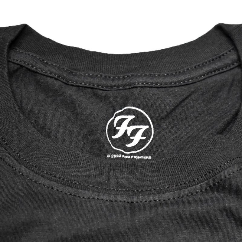 FOO FIGHTERS フーファイターズ Tシャツ バンドTシャツ ブラック FOO FIGHTERS フーファイターズ Tシャツ バンドTシャツ ブラック