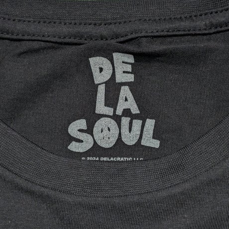 DE LA SOUL デ・ラ・ソウル Tシャツ ラップTシャツ ブラック COLLAGE S/S TEE