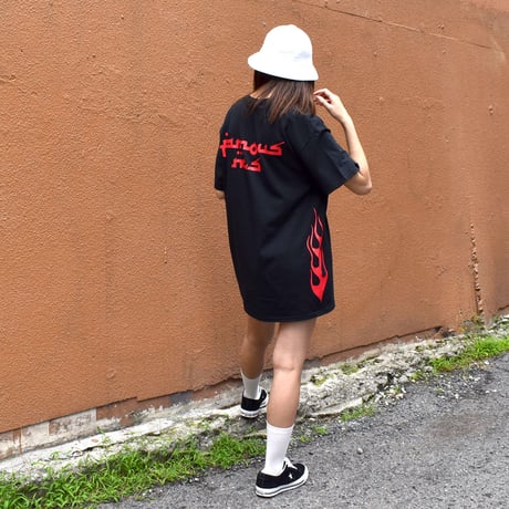 NOT COMMON SENSE x WORLD WIDE FAMOUS　ノットコモンセンス x ワールドワイドフェイマス　Tシャツ　ブラック　WWF x NCS MM TEE　19111040