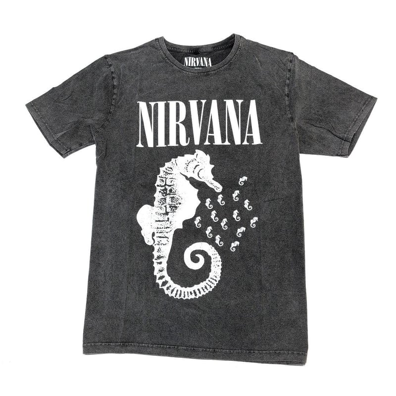 NIRVANA ニルヴァーナ Tシャツ バンドTシャツ チャコールグレー