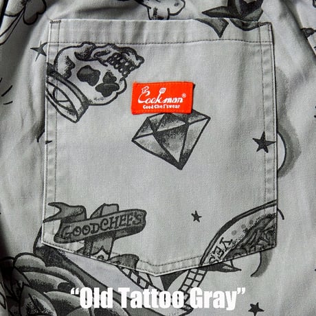 COOKMAN クックマン シェフパンツ イージーパンツ グレー Chef Pants Old Tattoo Gray