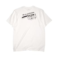 ANASOLULE アナソルール Tシャツ ホワイト We are All Outlaws t01a