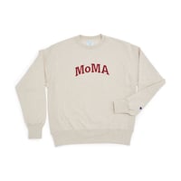 MoMA x CHAMPION モマxチャンピオン リバースウィーブ クルーネックスウェット オートミール REVERSE WEAVE CREW SWEATSHIRT OATMEAL