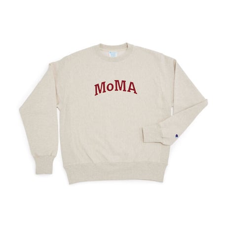MoMA x CHAMPION モマxチャンピオン リバースウィーブ クルーネックスウェット オートミール REVERSE WEAVE CREW SWEATSHIRT OATMEAL