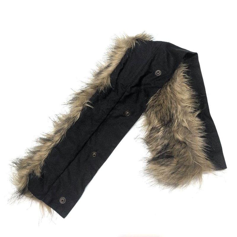 OXFORD BLUE オックスフォードブルー ファー付 オイルドジャケット