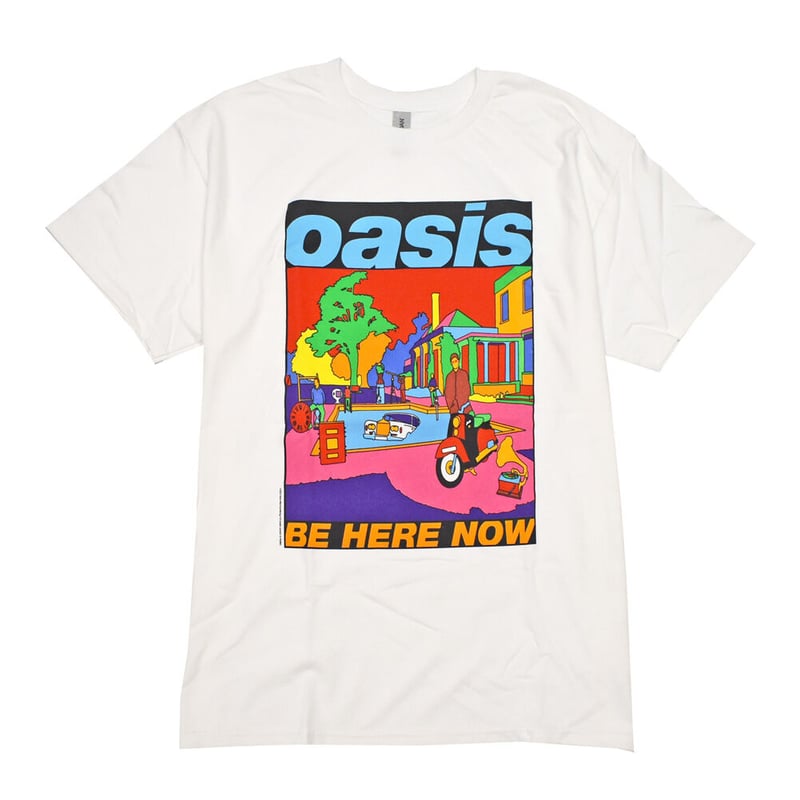 90s oasis be here now バンドT-