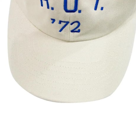 H.UNIT エイチユニット ベースボールキャップ アイボリー H.U.T embroidery ball cap H-BC006
