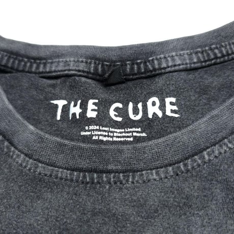 THE CURE ザ・キュアー Tシャツ バンドTシャツ チャコールグレー BOYS DON'T CRY BLACK & WHITE S/S TEE STONE WASH