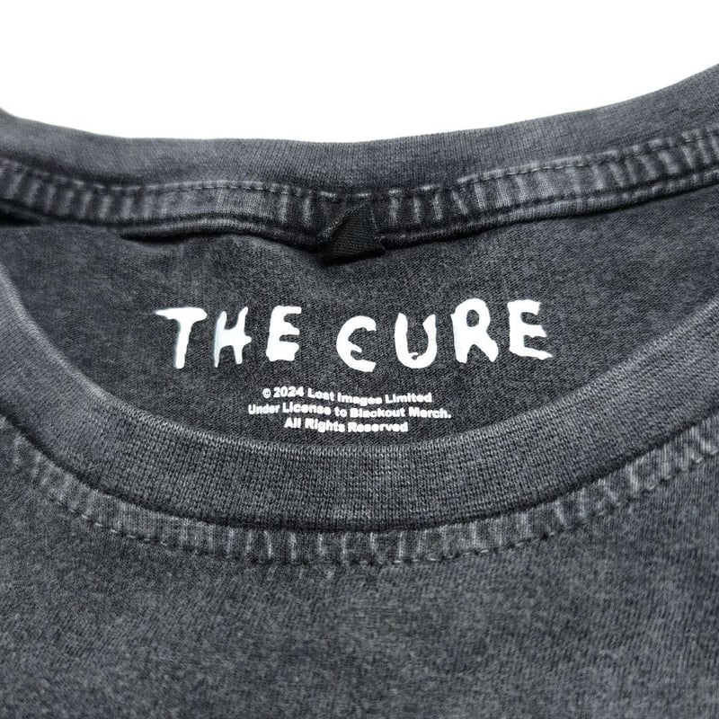 THE CURE ザ・キュアー Tシャツ バンドTシャツ チャコールグレー THE CURE ザ・キュアー Tシャツ バンドTシャツ チャコールグレー