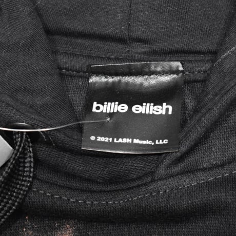 BILLIE EILISH ビリーアイリッシュ スウェットパーカー フーディー ブラック SPOOKY LOGO HOODIE