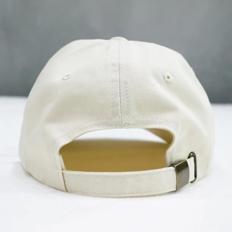 H.UNIT エイチユニット ベースボールキャップ アイボリー H.U.T embroidery ball cap H-BC006