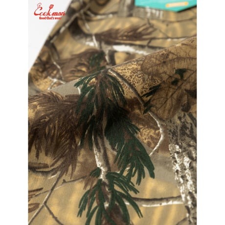 COOKMAN クックマン シェフパンツ セミワイド ダークグリーン Chef Pants Semiwide Timber Camo 231-61809