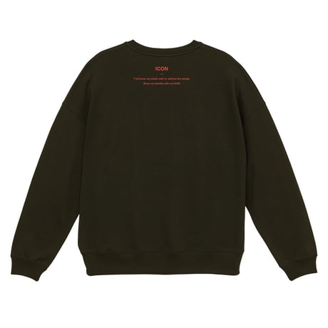 ICONIQ アイコニック スウェット ヴィンテージブラック CREW SWEAT IC292