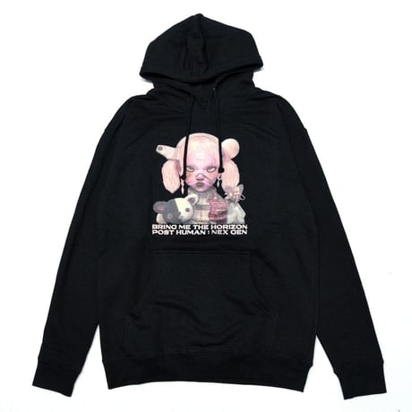 BRING ME THE HORIZON BMTH ブリングミーザホライズン スウェットパーカー フーディー バンドスウェット ブラック Nex Gen Cover HOODIE