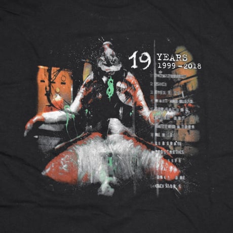 SLIPKNOT スリップノット Tシャツ バンドTシャツ ブラック Debut Album 19 Years S/S TEE