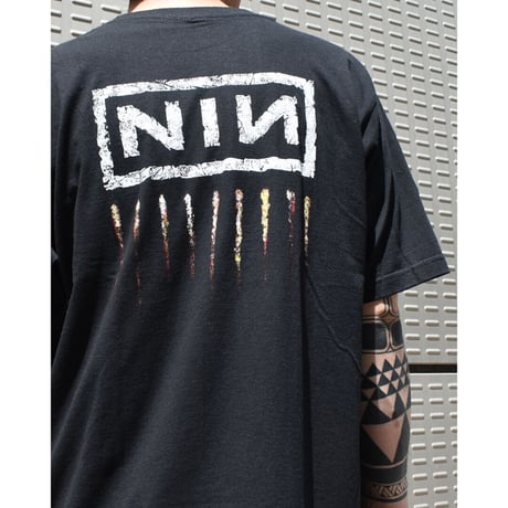 NINE INCH NAILS ナインインチネイルズ Tシャツ バンドTシャツ ブラック DOWNWARD SPIRAL S/S TEE