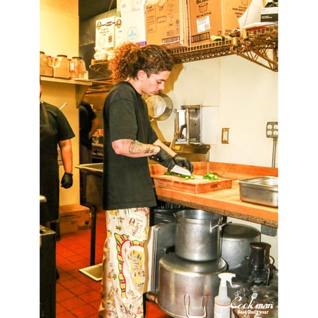 COOKMAN クックマン シェフパンツ イージーパンツ オフホワイト Chef Pants Souvenir Map California 231-61867