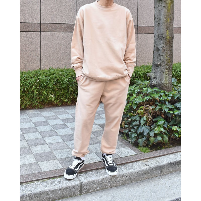 GOAT ゴート 裏パイルクルーネックスウェット 13.5オンス サンド CREW