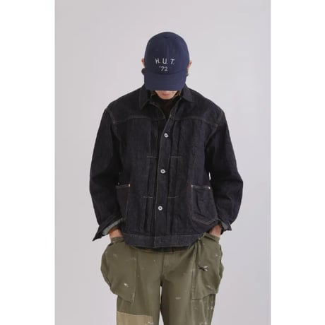H.UNIT エイチユニット ベースボールキャップ ネイビー H.U.T embroidery ball cap H-BC006
