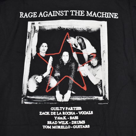 RAGE AGAINST THE MACHINE レイジ・アゲインスト・ザ・マシーン Tシャツ バンドTシャツ ブラック Battle Star S/S TEE