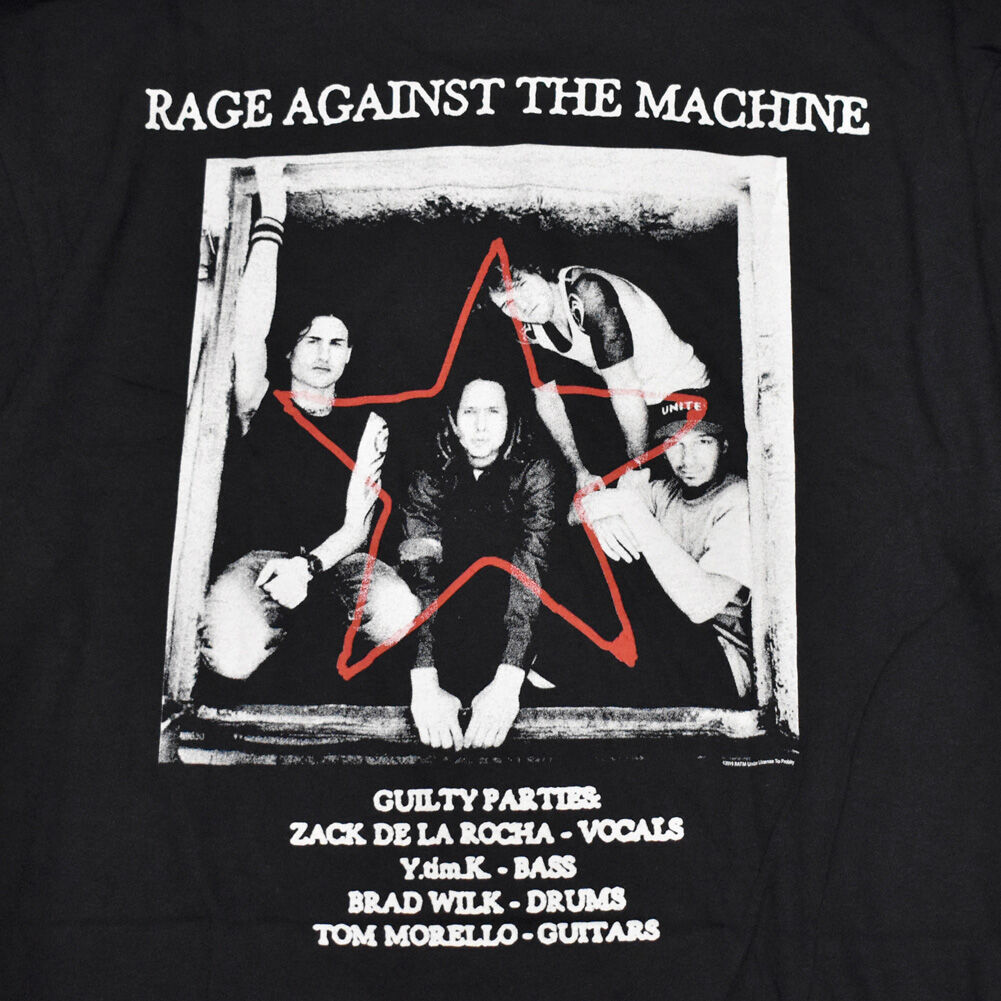 RAGE AGAINST THE MACHINE レイジ・アゲインスト・ザ・マシーン Tシャツ