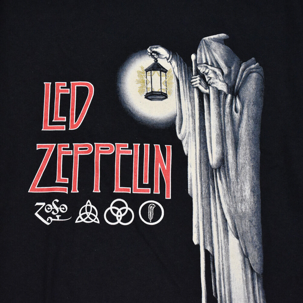 LED ZEPPELIN レッドツェッペリン Tシャツ バンドTシャツ ブラック