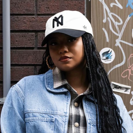 AMERICAN NEEDLE アメリカンニードル ベースボールキャップ オフホワイト BALLPARK NY BLACK YANKEES SMU674B-NY