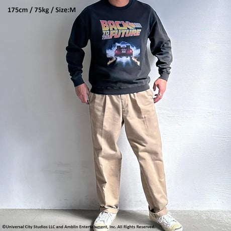 SCREEN STARS スクリーンスターズ BACK TO THE FUTURE クルーネックスウェット ブラック 2523-090SSBTPG/MV1C