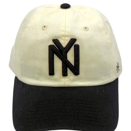 AMERICAN NEEDLE アメリカンニードル ベースボールキャップ オフホワイト BALLPARK NY BLACK YANKEES SMU674B-NY