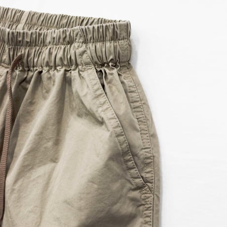 H.UNIT エイチユニット ツイルイージーパンツ ベージュ Twill easy pants H-PT107