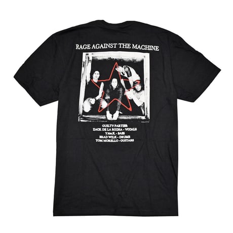 RAGE AGAINST THE MACHINE レイジ・アゲインスト・ザ・マシーン Tシャツ バンドTシャツ ブラック Battle Star S/S TEE