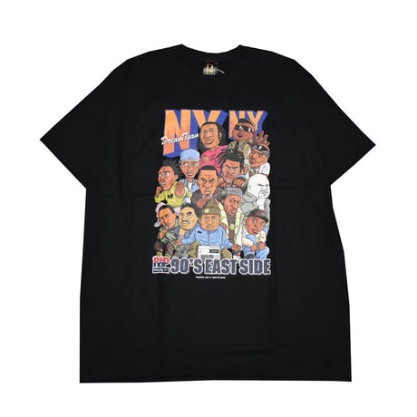 RAP ATTACK ラップアタック Tシャツ ブラック NY NY TEE RAAW23-ST011