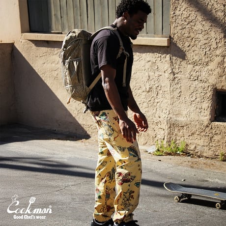 COOKMAN クックマン シェフパンツ イージーパンツ ベージュ Chef Pants Old Tattoo Beige