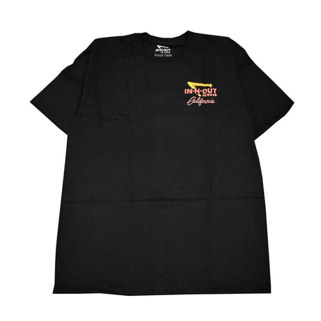 IN-N-OUT BURGER インアンドアウトバーガー Tシャツ ブラック 2018 HOLLYWOOD CRUISING BLACK innout-tee-2018