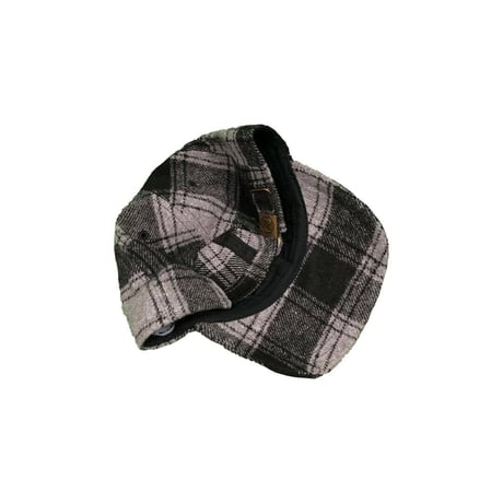 LONELY論理 ロンリ チェック ロー キャップ ブラック ICON CHECK LOW CAP  GD100