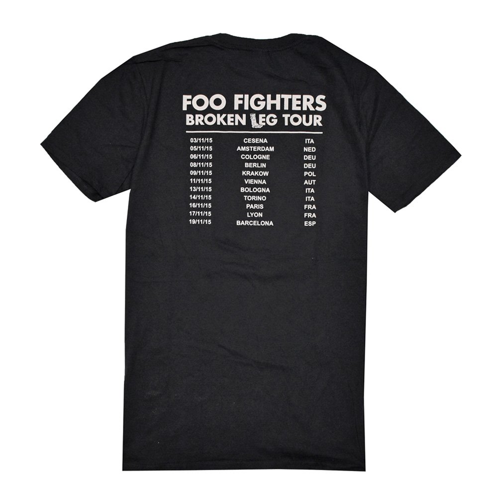 FOO FIGHTERS フーファイターズ Tシャツ バンドTシャツ ブラック FOO FIGHTERS フーファイターズ Tシャツ バンドTシャツ ブラック