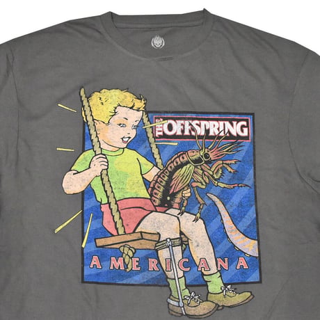 THE OFFSPRING オフスプリング Tシャツ バンドTシャツ チャコールグレー AMERICANA S/S TEE